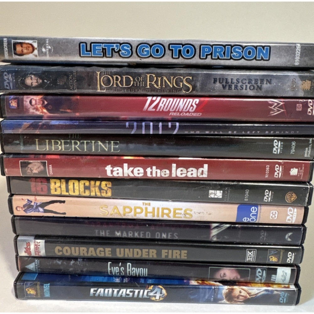 Lot of 12 DVD Movies